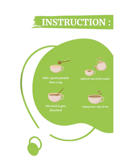 Back of Elaichi Bliss Tea tin — ingredients, nutritional info and brewing instructions