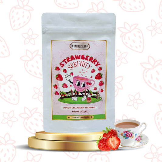Strawberry Serenity Instant Tea Premix (250g)